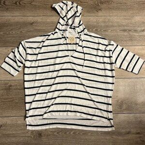 Chaser striped 3/4 length hoody